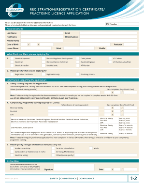 What Paperwork Do I Need To Complete Electrical Workers Registration