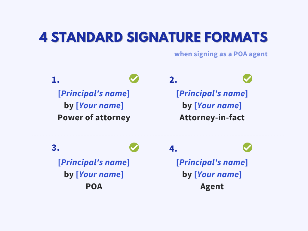 Where to Sign as POA on Arizona Paperwork